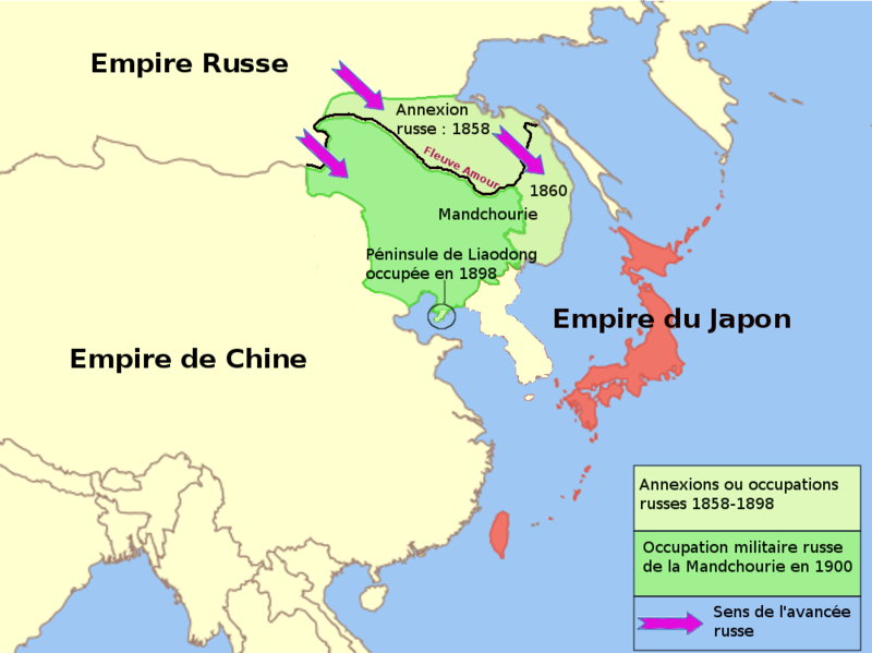 abadonné]Empire "Meiji" Du Japon Russia-china-manchuria