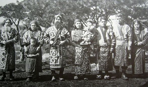 Ainu people, 1904.