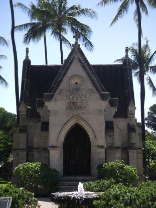 Lunalilo's tomb.